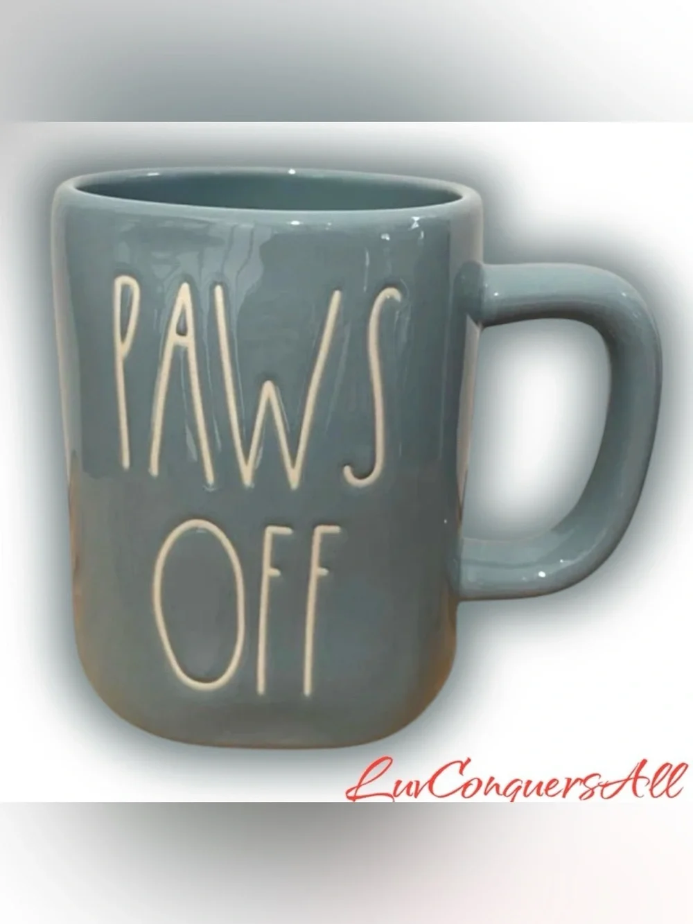 Rae Dunn PAWS OFF Mug